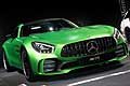 Auto super sportiva Mercedes AMG GT C calandra al Motor Show di Parigi 2016