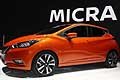 Nissan Micra city car al Parigi Motor Show 2016