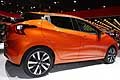 Nuova Nissan Micra profilo laterale al Salone di Parigi 2016