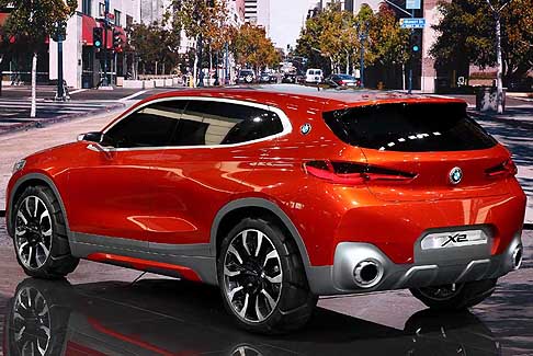 Bmw - Nel posteriore, la Bmw Concept X2 offre unimmagine dal carattere forte