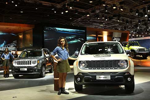 Suv Parigi Motor Show 2016 - Suv Jeep Renegade anche in versione Longitude a Parigi 2016