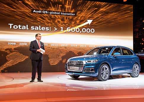 Audi - LAudi Q5 si presenta anche come nuovo punto di riferimento in termini di comfort e praticit.