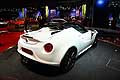 Alfa Romeo 4C Spider retrotreno auto sportiva al Salone di Parigi 2014