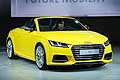 Audi TTS yellow future mobile all'International Motor Show of Paris 2014