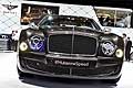 Bentley Mulsanne Speed particolare frontale al Salone internazionale dell'auto di Parigi 2014