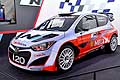 Hyundai i20 race cars at the Paris Motor Show 2014