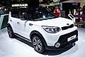 Kia Sorento dettaglio anteriore al Motor Show di Parigi 2014