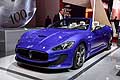 Maserati GranCabrio MC anteriore sportiva al Parigi Motor Show 2014