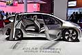 Renault Eolab Concept open door at the Paris Mondial de lAutomobile 2014