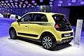 Renault Twingo yellow retrotreno al Parigi Motor Show 2014