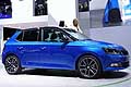 Skoda Fabia blue al Motor Show di Parigi 2014