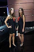 Beautiful girls at the Paris Motor Show 2014