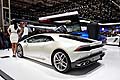 Lamborghini Huracan nello stand dedicato al Salone di Parigi