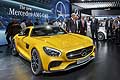 New Mercedes AMG GT press day at the Paris Motor Show 2014