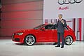 Press day allo padiglione Audi con Audi A3 Sportback al Salone di Parigi 2012