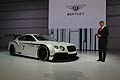 Bentley Continental GT3 presentazione alla stampa al Salone di Parigi 2012