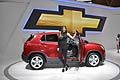 Chevrolet Trax e hostess al Parigi Motor Show 2012