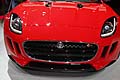 Jaguar F-TYPE frontale anteriore della sportiva al Salone di Parigi 2012