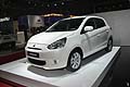 Nella vetrina dOltralpe spazio anche alla Mitsubishi Mirage, neonata compatta di MMC nel settore delle global small car. 