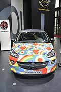 Vauxhall Adam car design at the Mondial de lAutomobile in Paris 2012