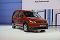 Volkswagen Cross Caddy red color al Parigi Motorshow 2012