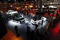 Il padiglione della casa automobilistica Land Rover al Salone dellautomobile di Parigi 2012