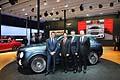 Bentley Executives next to the EXP 9 F at the Beijing International Automotive Exhibition 2012