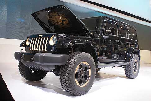 Jeep - Furoristrada Jeep Wrangler Dragon in edizione limitata al Beijing Autoshow 2012