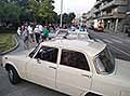 Alfa Romeo Nuova Super 1300 esposizione in Piazza Garibaldi ad Acquaviva delle Fonti - Bari evento Le Perle del Sud edizione 2025