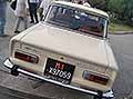 Alfa Romeo Nuova Super 1300 retro vettura storica in Piazza Garibaldi ad Acquaviva delle Fonti - Bari manifestazione Le Perle del Sud 2025