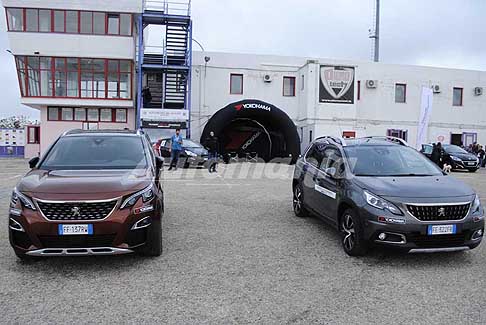 Peugeot Driving Experience 2016 - Suv Peugeot 3008 GT line e Peugeot 2008 Pure Tech al Peugeot Driving Experience 2016 allAutodromo del Levante