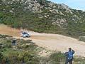 La Ford Fiesta RS WRC di Petter Solberg sul ps10 del Rally WRC Italia Sardegna 2012