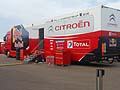 Tir del Team Citroen con sponsor Red Bull al Rally WRC in Sardegna
