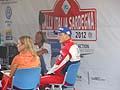 Mikko Hirvonen a fine gara al WRC Rally Italia Sardegna 2012