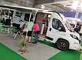 Vantana de lux Hobby Caravan by Fiat esposto al Salone del Camper 2021 a Fiere di Parma