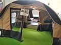 Elegante tenda da campeggio Camplair al Salone del Camper 2021 a Fiere di Parma