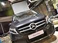 Mercedes-Benz Marco Polo 200 d Automatic con ampia calandra. Veicolo da campeggio al Salone del Camper 2021 presso Fiere di Parma