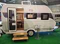 Roulotte Hobby On Tour 390 SF in mostra al Salone del Camper 2021 a Fiere di Parma