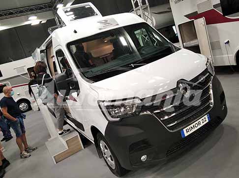 Fiere di Parma 2021 - Renault Master Rimor in mostra al Salone del Camper 2021 a Fiere di Parma