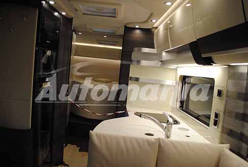 Fiere di Parma - Interni di lusso MotorHome Concorde Centurion al Salone del Camper 2023 presso Fiere di Parma