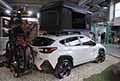 Subaru CrossTrek retrotreno vettura al Salone del Camper edizione 2024 presso FIere di Parma