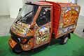 Ape Car art design al Salone del Camper edizione 2024 presso Fiere di Parma