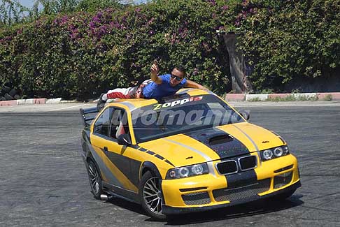 Stuntwoman - Acrobazia motorsport al Parco divertimenti di Miragica