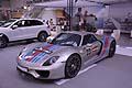 Porsche 918 Spyder con livrea Martini al Supercar Roma Auto Show 2014