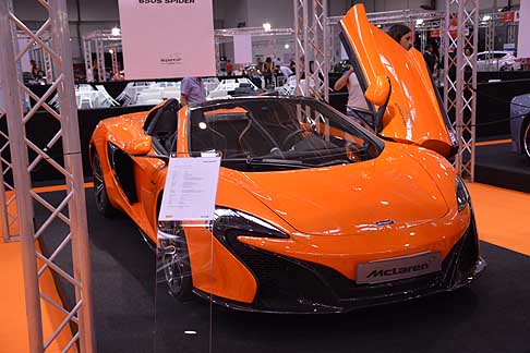 Mclaren - Riflettori accesi anche sull Ecotechmobility, dove l'esposizione sar affiancata da varie attivit.