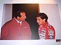 Ayrton Senna e tenico McLaren, nella mostra fotografica per il Tributo Ayrton Senna a Imola