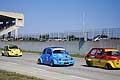 Attimi iniziali parteza in fondo al rettilineo 2^ prova Gara 1 minicar Trofeo Autodromo del Levante