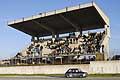 Fiat 126 del pilota Annese Nicola sotto le tribune in gara, 3^ tappa Minicar del Trofeo Autodromo del Levante 2014 su circuito di Binetto