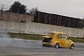 Prove libere Fiat 500 del Team Fasano Corse con il driver Licciulli Vito Flavio in frenata al Trofeo Autodromo del Levante prima tappa 2014