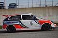 Honda Civic Type R del pilota Raffaele De Giuseppe giunto terzo sul circuito di binetto per la 3^ prova del Trofeo Autodromo del Levante 2014